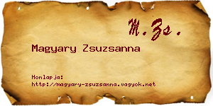 Magyary Zsuzsanna névjegykártya