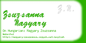 zsuzsanna magyary business card